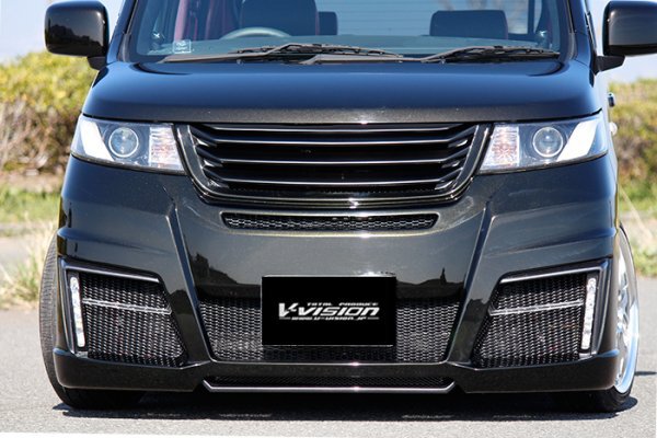 ワゴンRスティングレーMH23 グリル一体式フロントバンパースポイラー