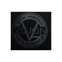 V-VISION V-丸ステッカー 120φ /ブイビジョン ステッカー シール ドレスアップ