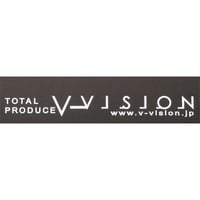 V-VISION ステッカーVer2 W250xH30 /ブイビジョン ステッカー シール ドレスアップ
