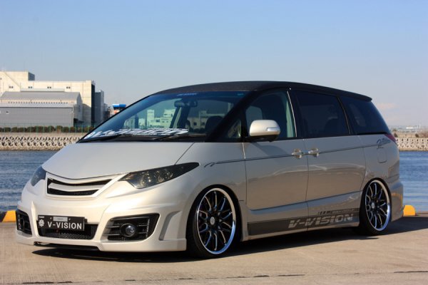 エスティマ50系 前期用 グリル一体式フロントバンパースポイラー
