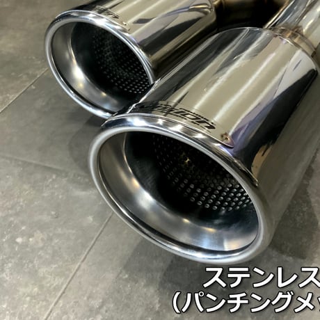 ハイラックス(GUN125) 左右2本出しサイドマフラー（テール：ステンレス100φパンチングメッシュ）