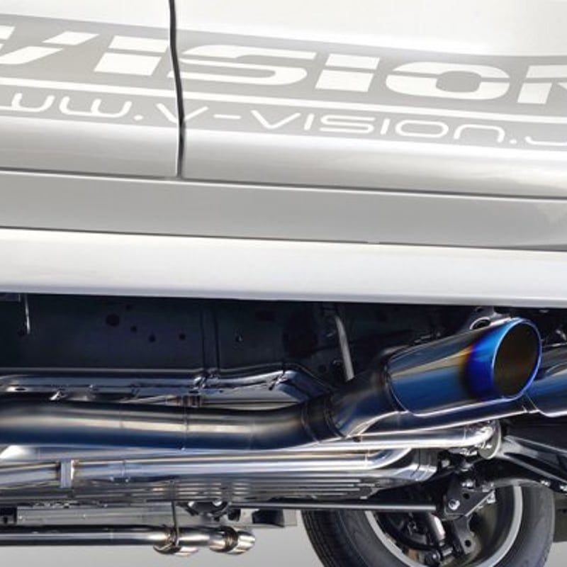 ランクル (3DA-FJA300W)ディーゼル車 左右2本出し サイドマフラー