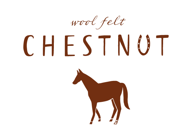 woolfelt CHESTNUT（羊毛フェルトのチェスナット）