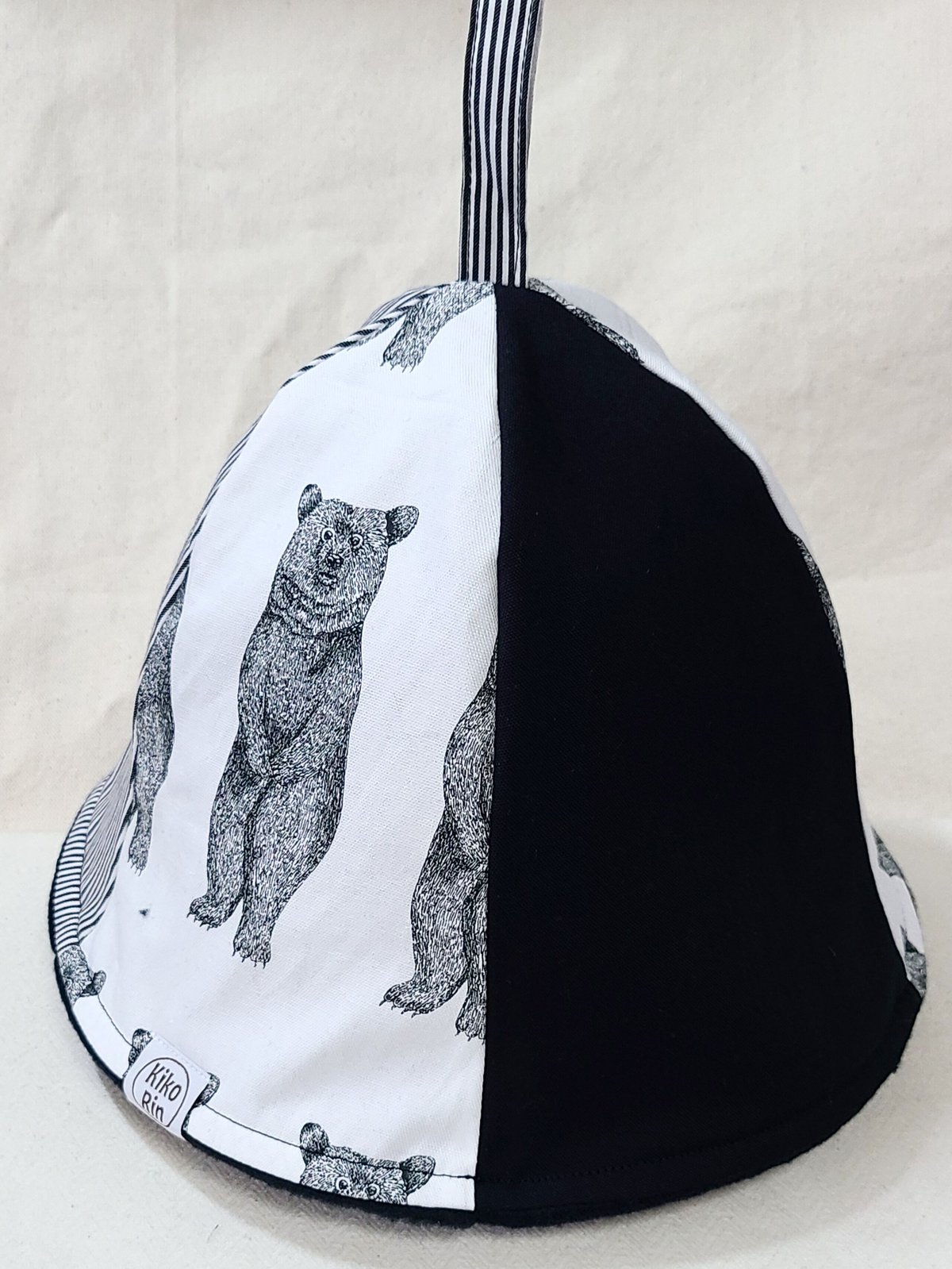 オーダー　木彫り　サウナハットの小さなクマさん2匹 オーダー 木彫り サウナハットの小さなクマさん2匹 オーダー