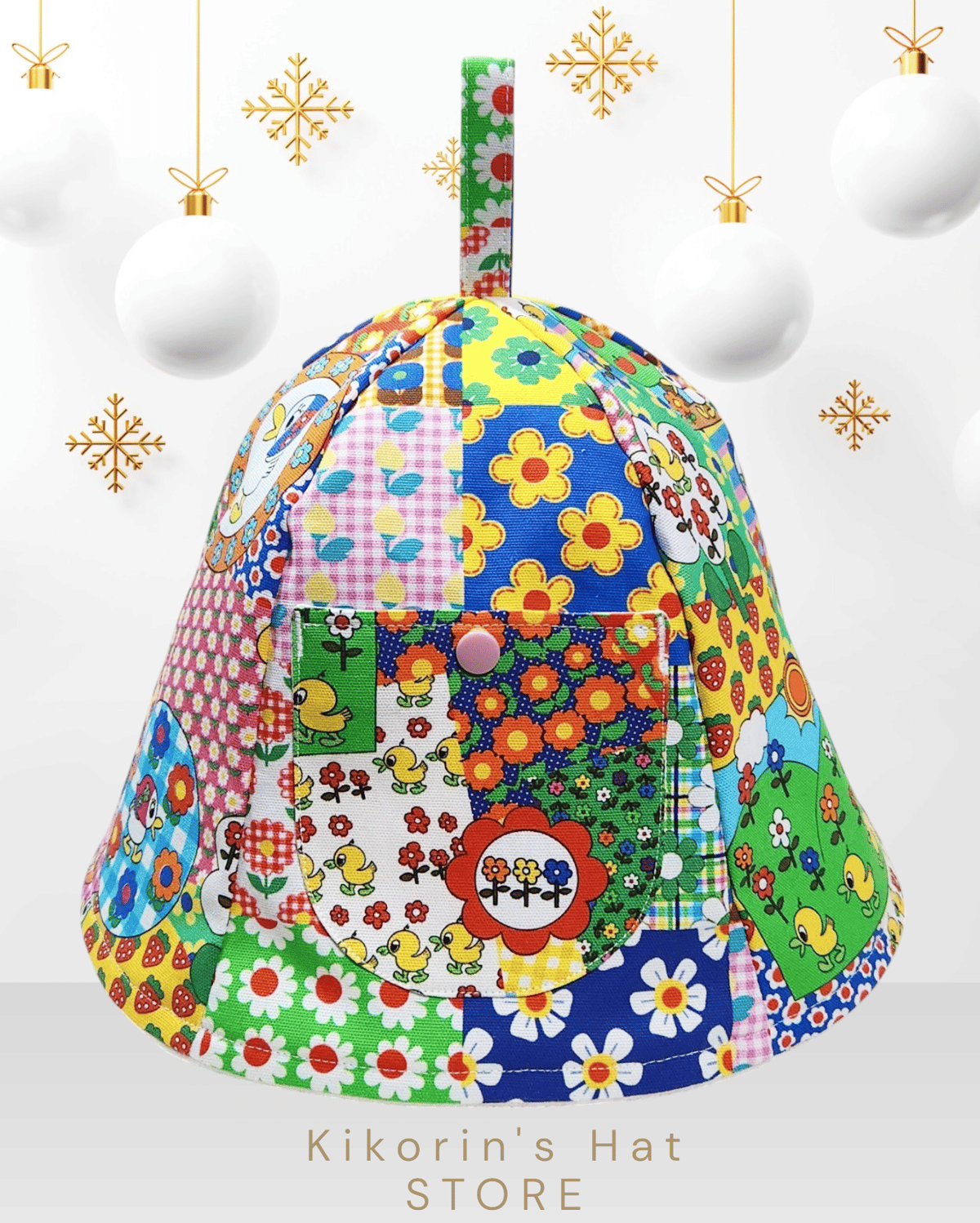 ヒロ様　サウナハット サウナハット☆レトロ☆カラフル① | SAUNA HAT kikorin's hat STORE