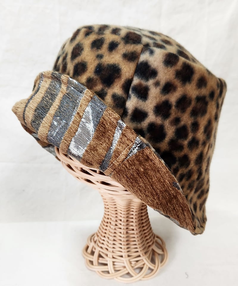 ヒョウ柄 サウナハット 未使用
