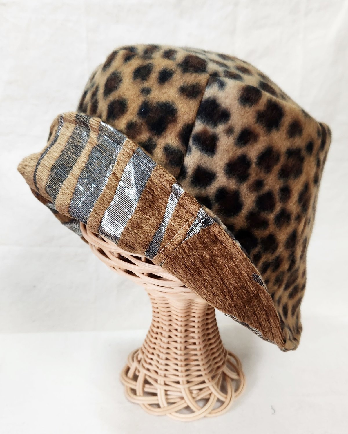 ヒョウ柄 サウナハット 未使用 各色限定3枚】髪をケアするサウナキャップ☆サウナハット