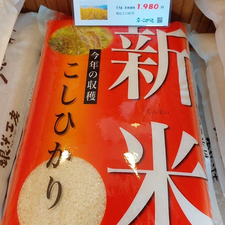 令和５年産新米「宮崎県産コシヒカリ」精米 5kg
