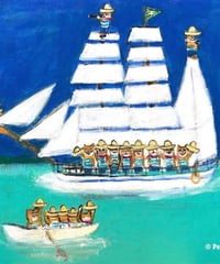 "Cats of Sailing Ship"