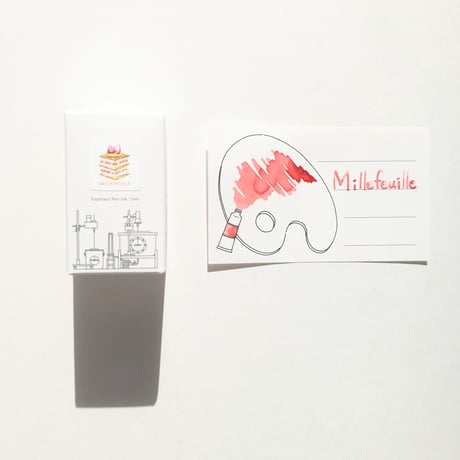 【ナガサワ限定】ぐり工房×NAGASAWA「Millefeuille」ガラスペン＆インクセット