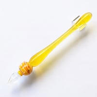【ナガサワ限定】ぐり工房×NAGASAWA「陽揺-yoyo-」ガラスペン/オレンジ
