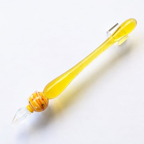 【ナガサワ限定】ぐり工房×NAGASAWA「陽揺-yoyo-」ガラスペン/オレンジ