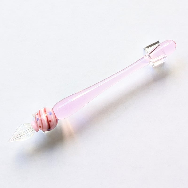 ナガサワ限定】ぐり工房×NAGASAWA「陽揺-yoyo-」ガラスペン/ピンク