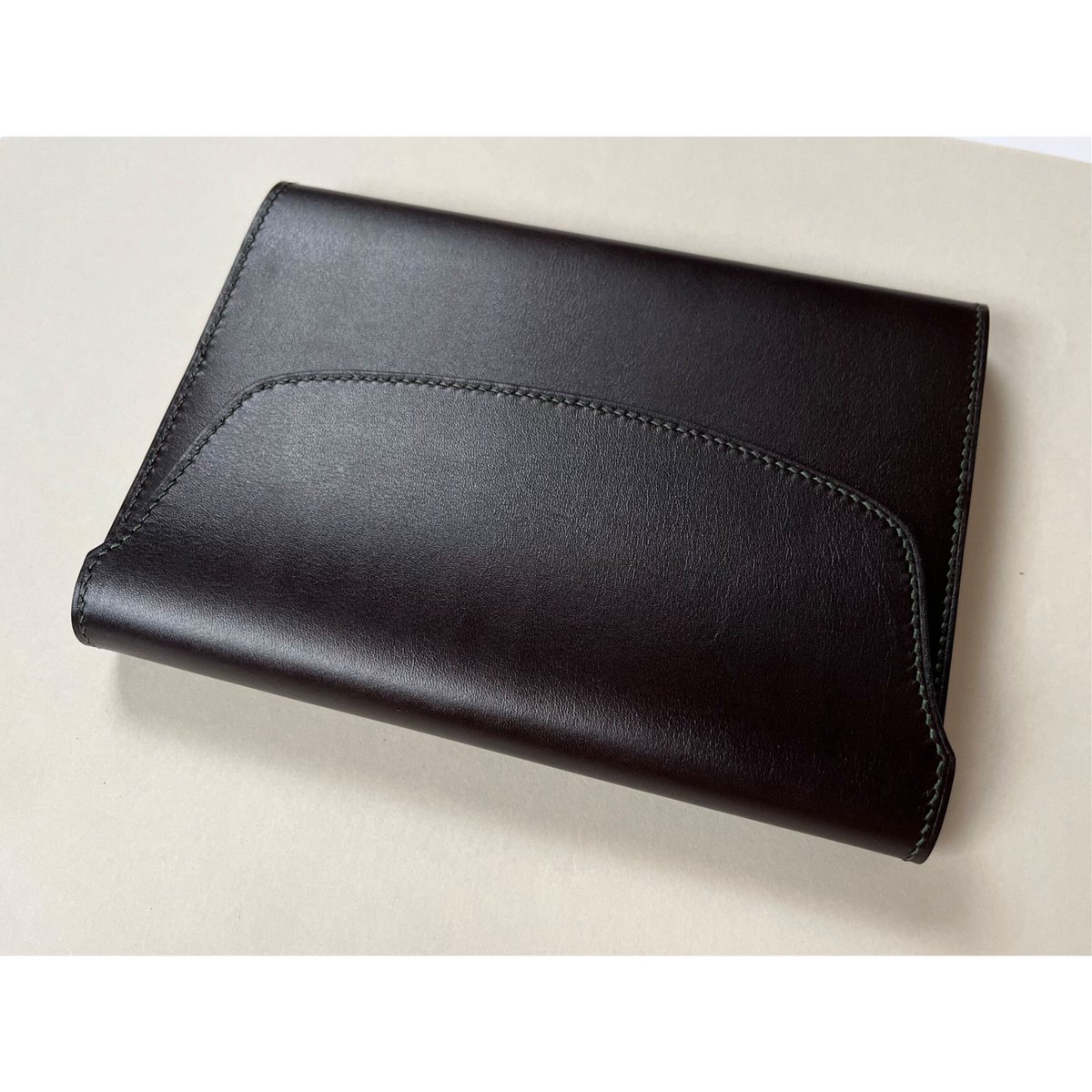 A6本革ブックカバー(ダークブラウン） | Grace.K