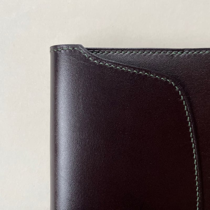 A6本革ブックカバー(ダークブラウン） | Grace.K