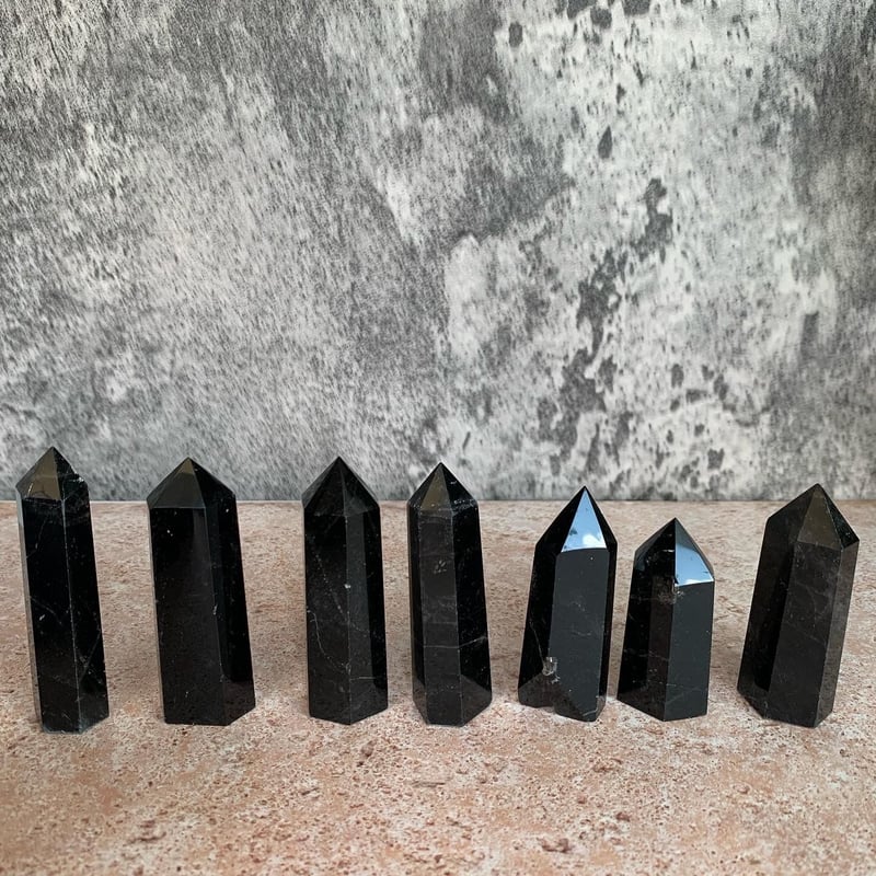 モリオン 黒水晶 ポイント | 天然石の店 pacara