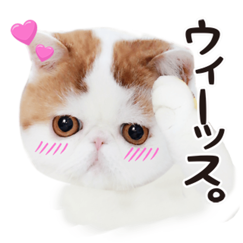 あいさつセット4 | ねこちゃんホンポ-オリジナルLINEスタンプ