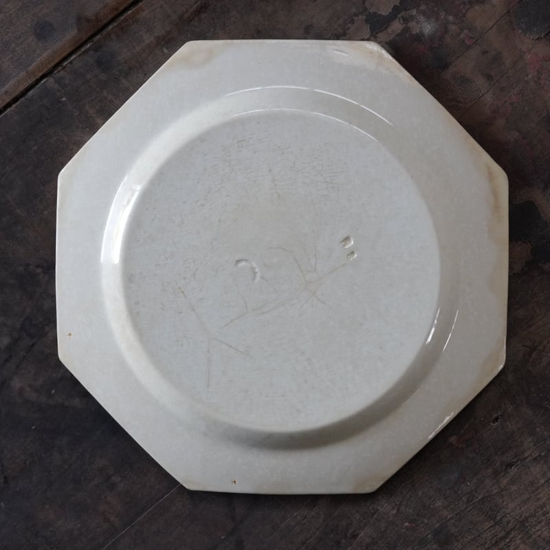 モントロー窯 1820年代 ファイアンスフィン 花リム大皿 モントロー窯 1820年代 ファイアンスフィン 花リム大皿 CATEGORY