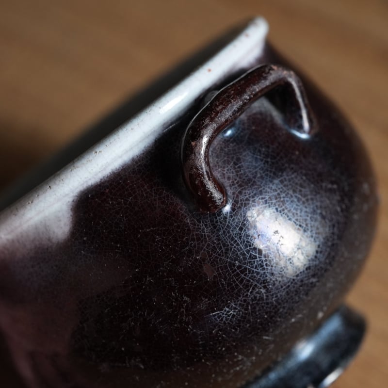 Cul Noir キュノワール両手手付きボウル ポット / 1800年代・フランス