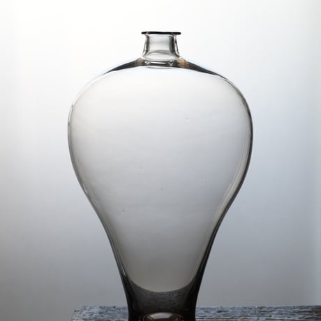 津田清和／深め／輪花　ガラスボウル鉢／希少／極美品 硝子 津田清和展】 ～作品紹介～: 陶心 | しぶや黒田陶苑