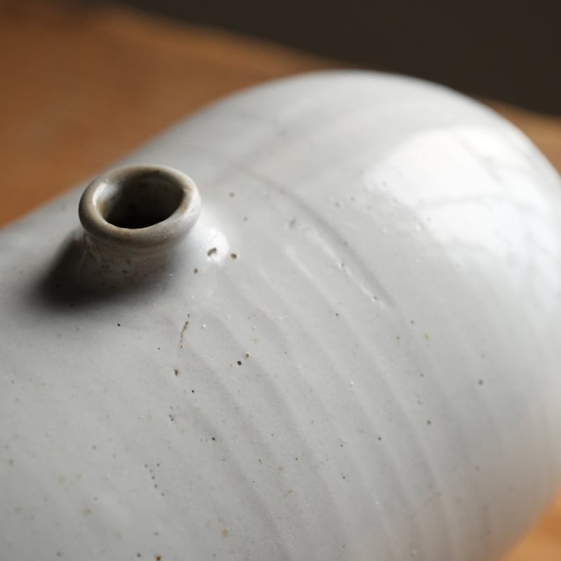 平清水焼 粉引湯たんぽ / 幕末~明治・日本 | gallery yaichi