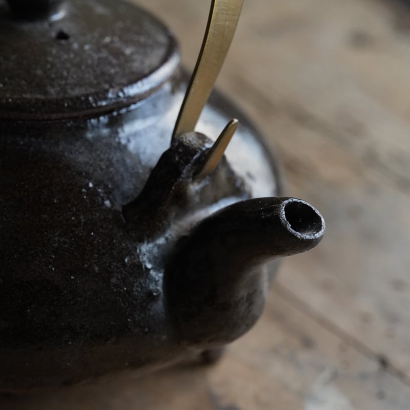 黒薩摩 丸十印 江戸末期〜明治初期 煎茶鉢／小鉢　骨董品 古美術 茶道具 工芸品 黒薩摩 丸十印 江戸末期〜明治初期 煎茶鉢／小鉢 骨董品 古美術