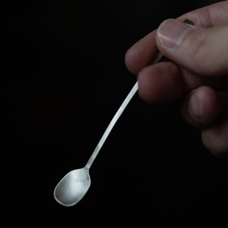 津田清和ガラス蓋物、竹俣勇壱スプーン 津田清和ガラス蓋物、竹俣勇壱スプーン