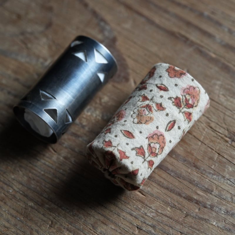 中国七宝の茶巾筒 中国七宝の茶巾筒