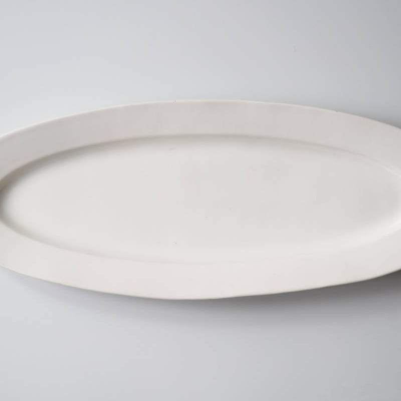 白磁のポワソンプレート ビストロ魚皿 / 1900年前後・France | gallery