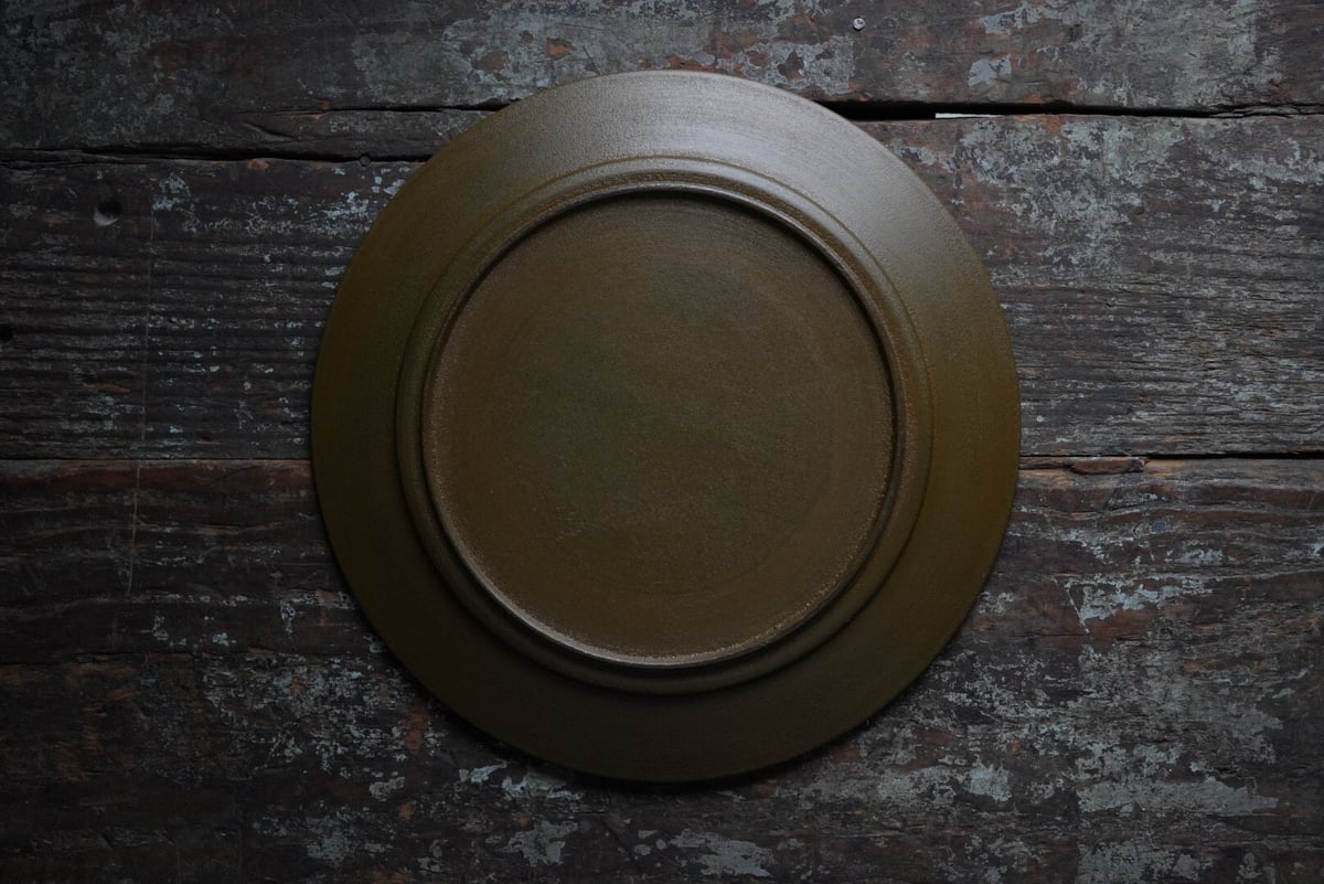 色漆リム皿_黄 / 富井貴志 | gallery yaichi