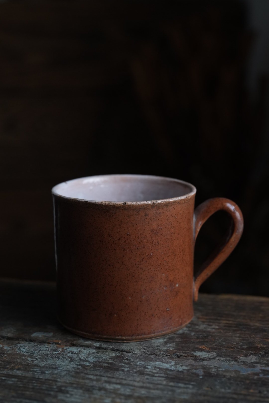 フランスアンティーク　キュノワールマグ／CulNoir 19世紀 古いCul Noir キュノワール マグカップ / 1800年代・フランス