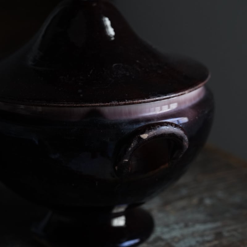 Cul Noir キュノワール 蓋付スーピエール / 1800年代・フランス