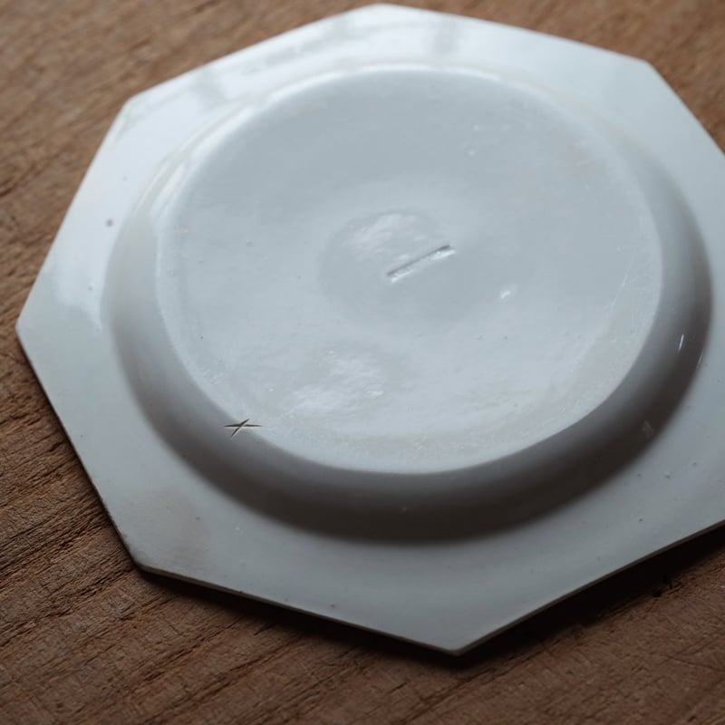 モントロー窯 初期ファイアンスフィーヌ オクトゴナルプレート
