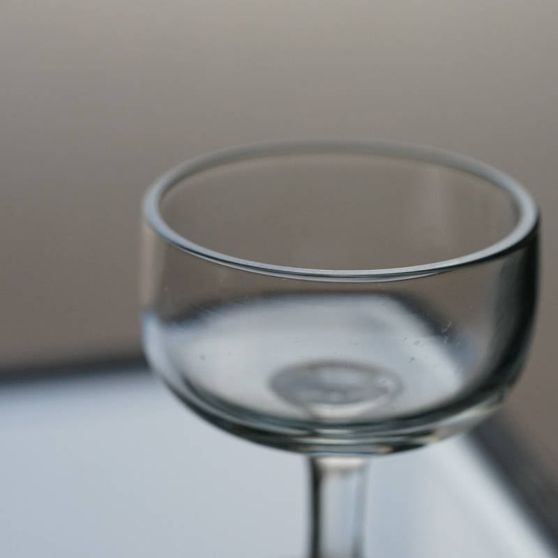 手吹きのビストロ シャンパーニュクープグラス / 19世紀・フランス