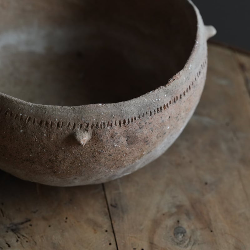 紀元前 古いヨルダンの鉢 大型土器 大鉢 / BC3000年‐BC2500年頃