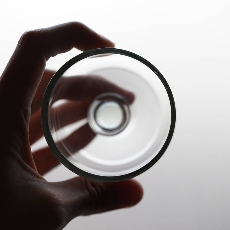 手吹きのビストロ シャンパーニュクープグラス / 19世紀・フランス