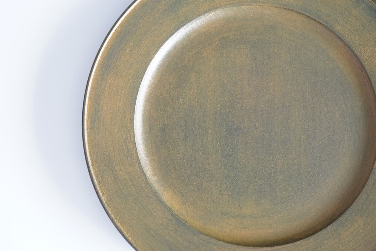 色漆リム皿_黄 / 富井貴志 | gallery yaichi