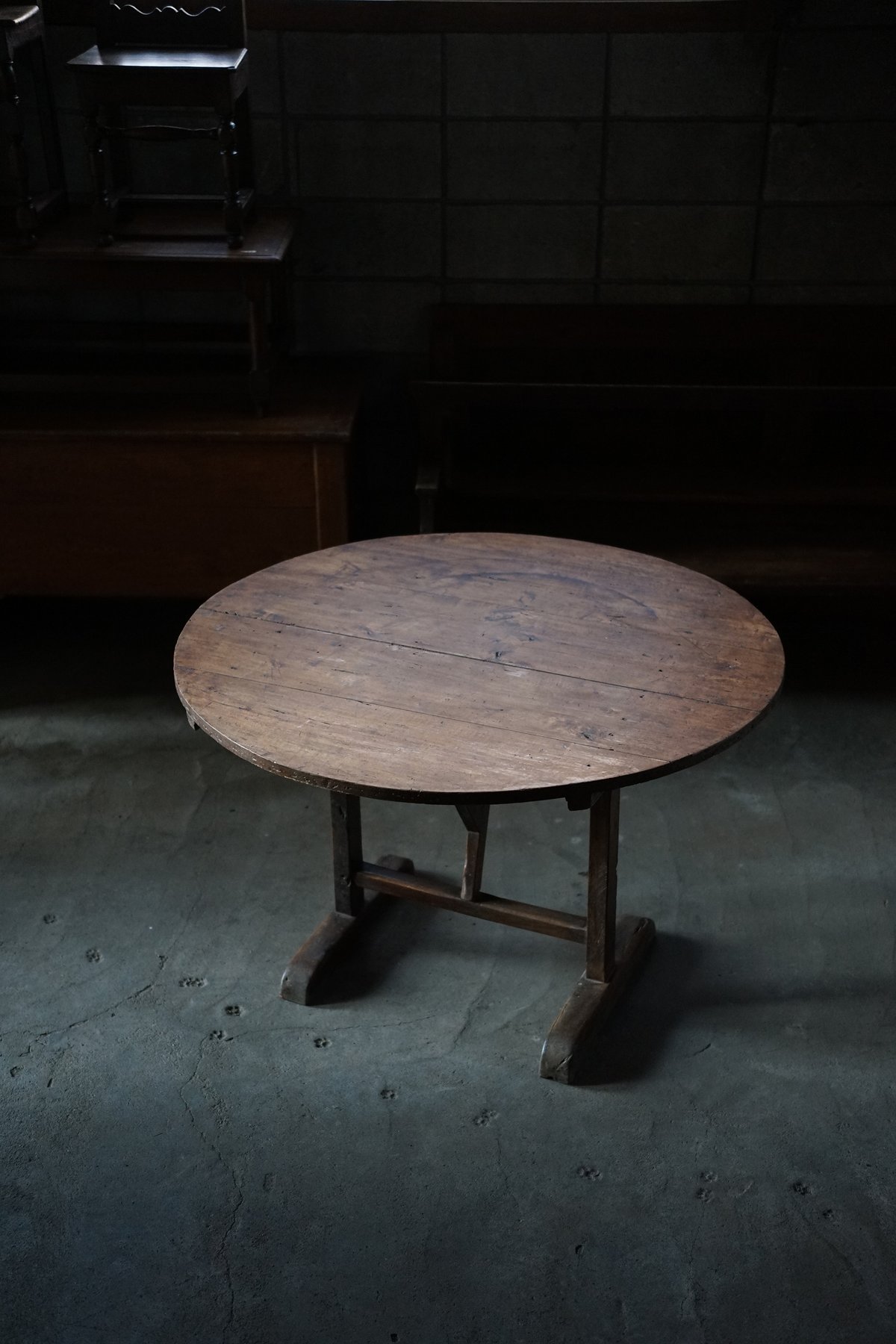 ワイン農家のテイスティング フォールディングテーブル / 19世紀