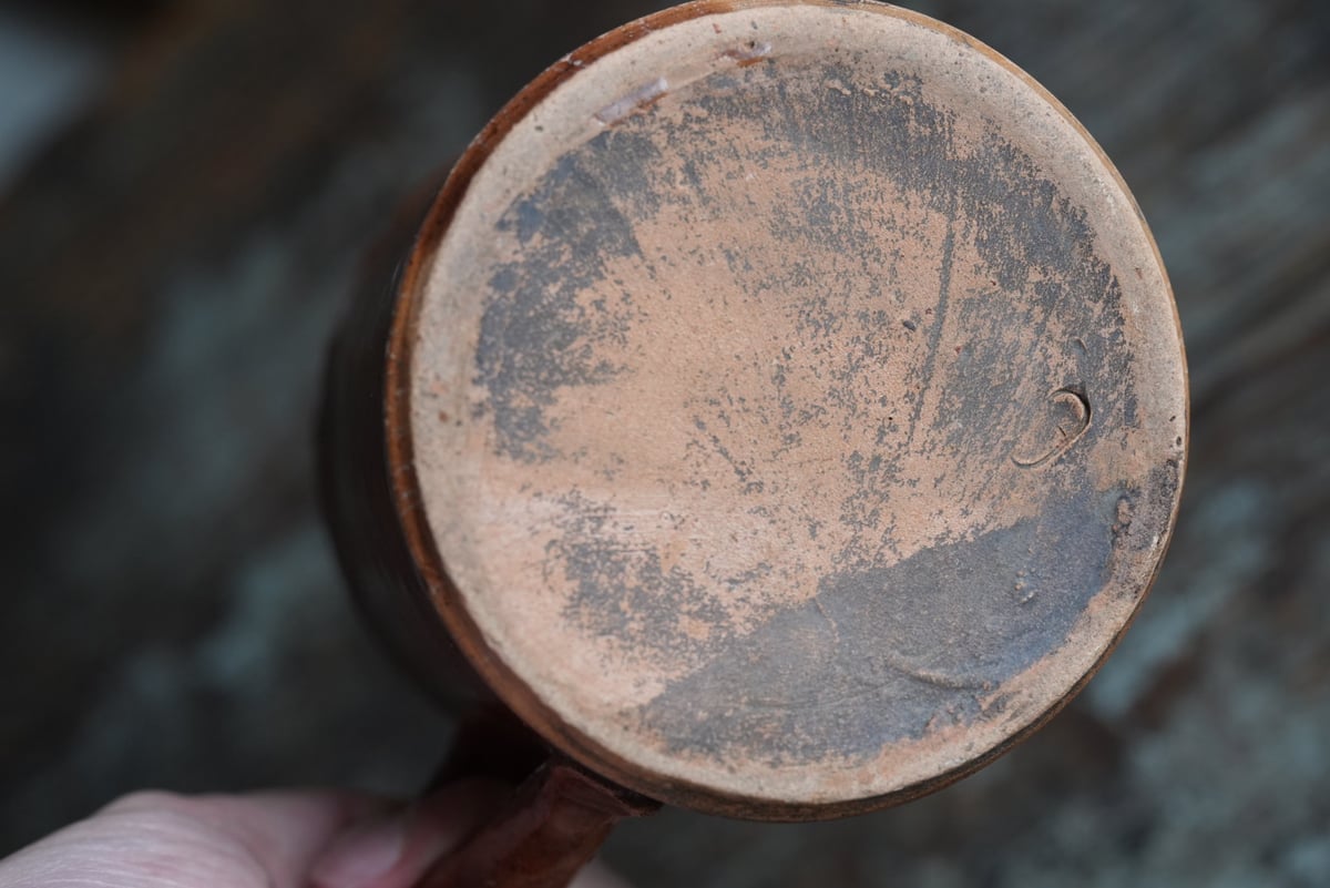 19世紀 古いCul Noir キュノワール マグカップ / 1800年代・フランス