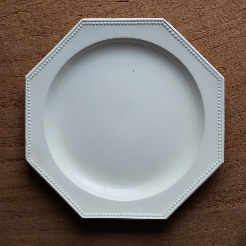 モントロー窯 初期ファイアンスフィーヌ オクトゴナルプレート