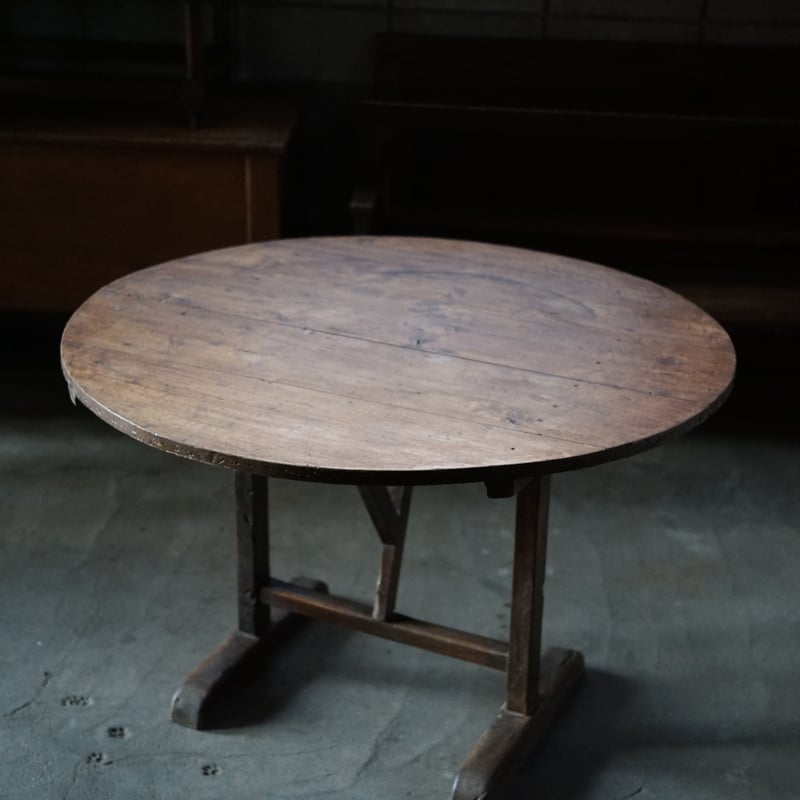 ワイン農家のテイスティング フォールディングテーブル / 19世紀