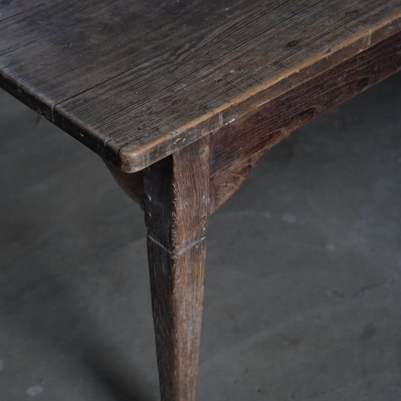 無垢材の大きなロングテーブル / 1800年代・フランス | gallery yaichi