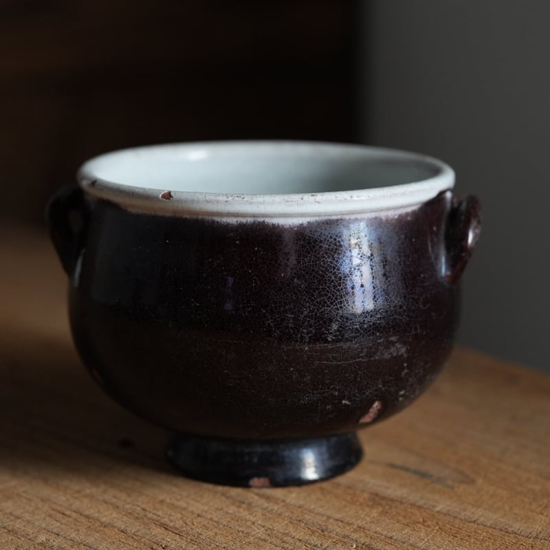 Cul Noir キュノワール両手手付きボウル ポット / 1800年代・フランス