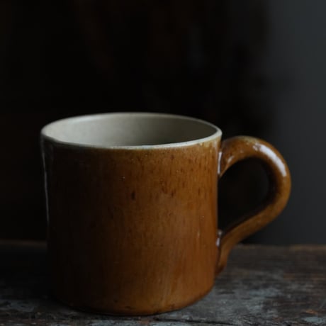 フランスアンティーク　キュノワールマグ／CulNoir キュノワール CulNoir カップ h10.1cm フランス アンティーク