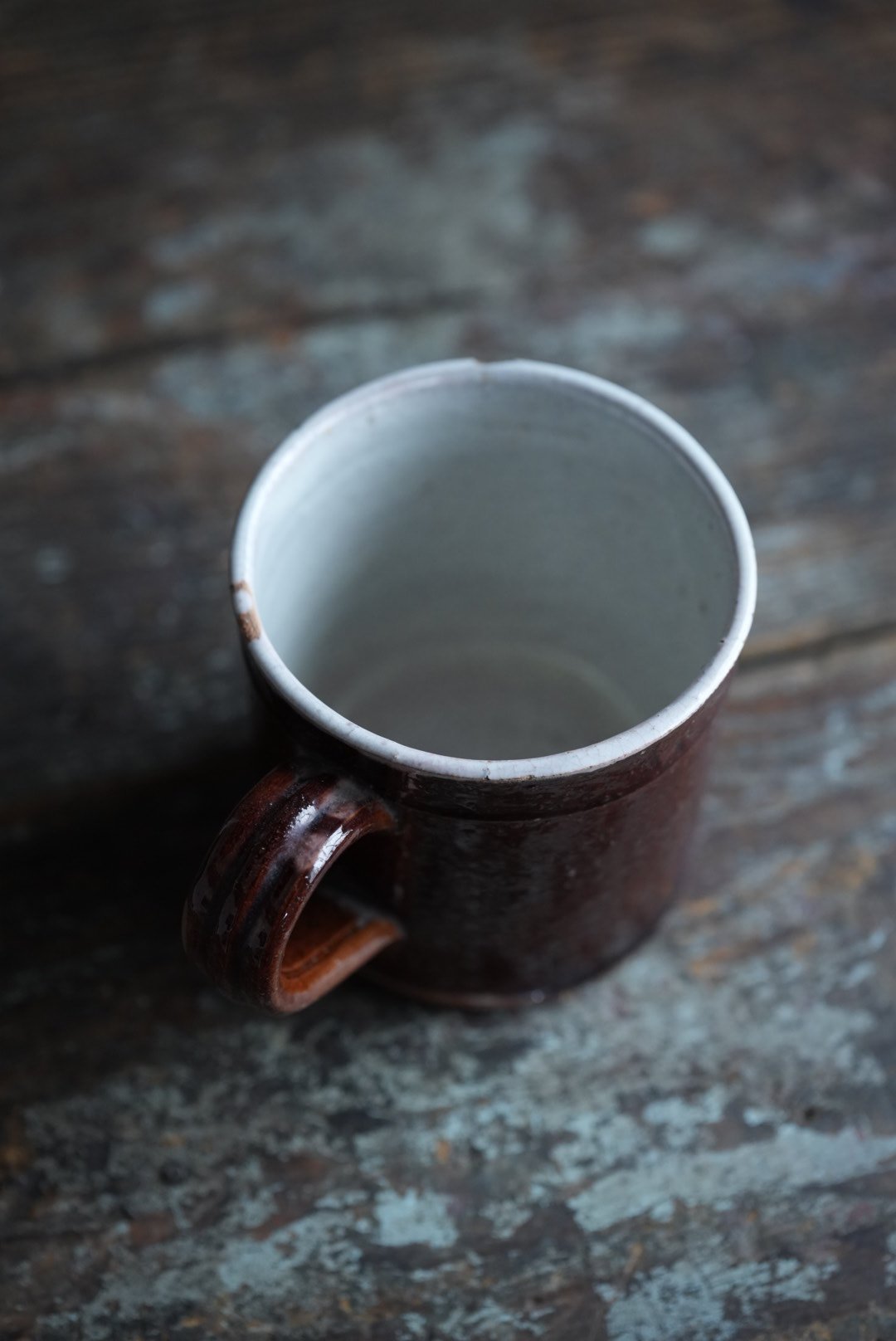 19世紀 古いCul Noir キュノワール マグカップ / 1800年代・フランス