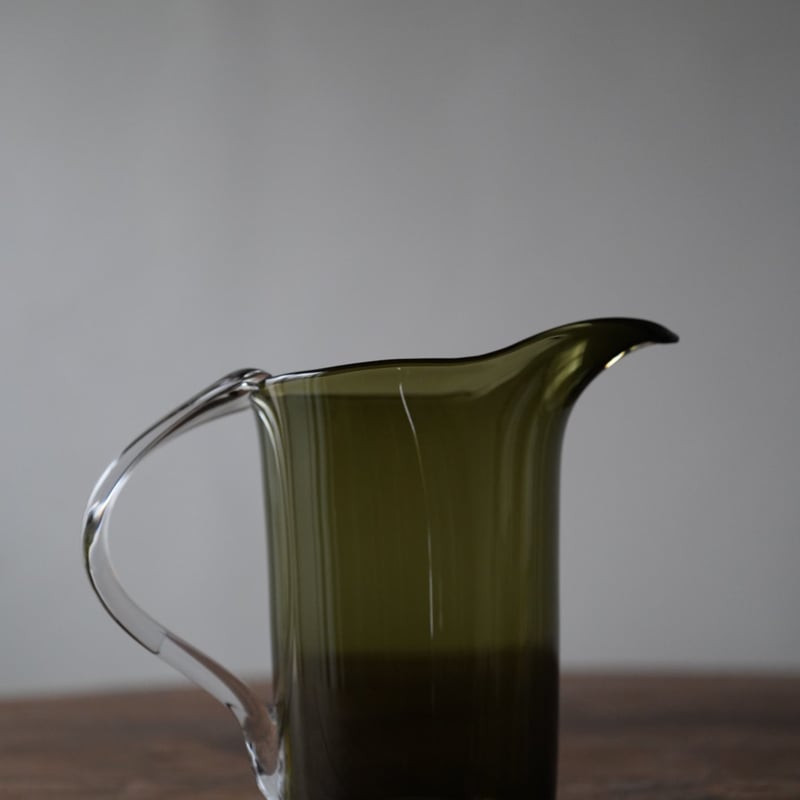 ガラス作家 高橋禎彦 手付きピッチャー 水差し