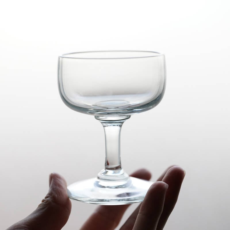 手吹きのビストロ シャンパーニュクープグラス / 19世紀・フランス