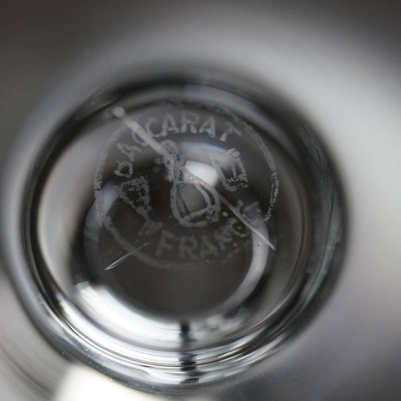 コニャックバカラ バカラ グラス ○ ワイン ブランデー コニャック グラス 刻印有