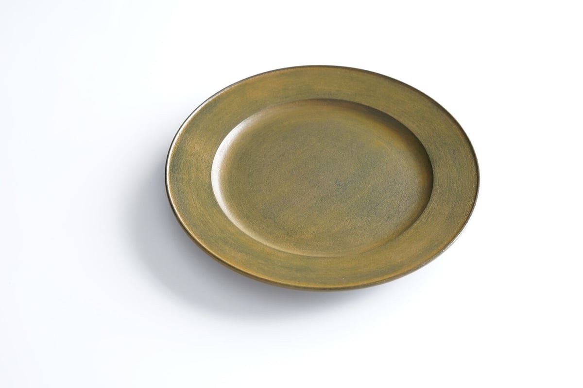 色漆リム皿_黄 / 富井貴志 | gallery yaichi