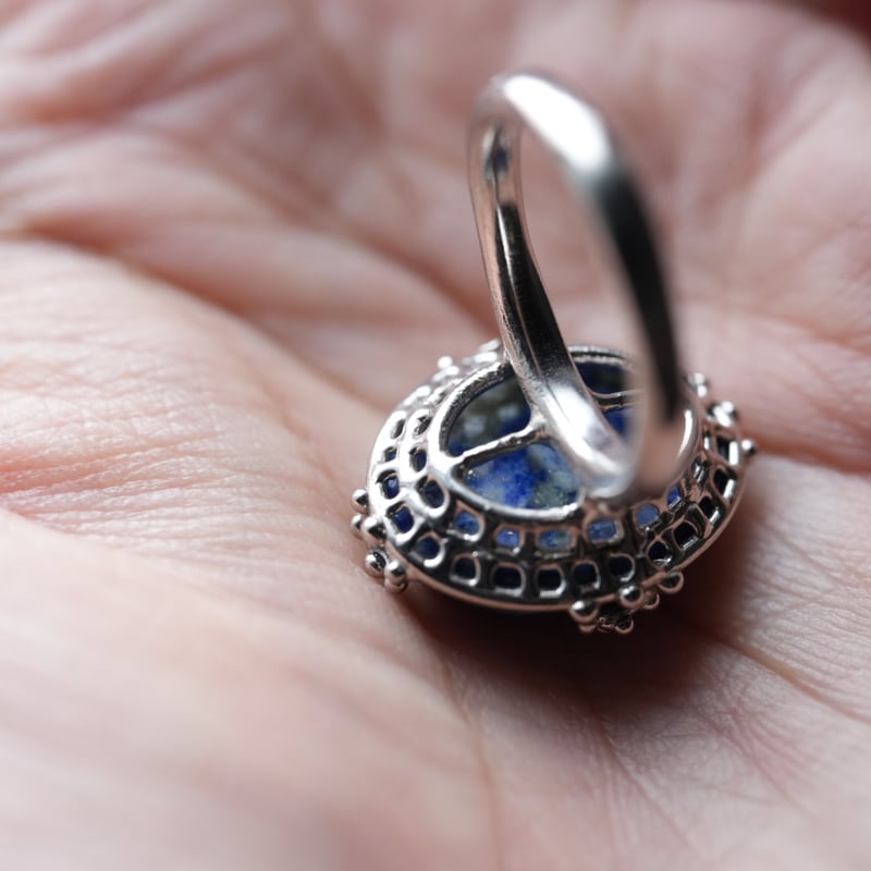 原石ラピスラズリの指輪 / 装身具LCF 立川博章 | gallery yaichi